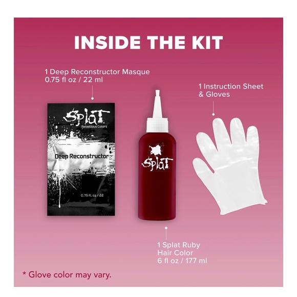 Splat Midnight Ruby Hair Color Kit - Picture 2 of 6